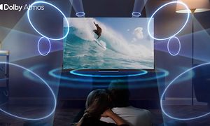 TV med surfare och ljudeffekter