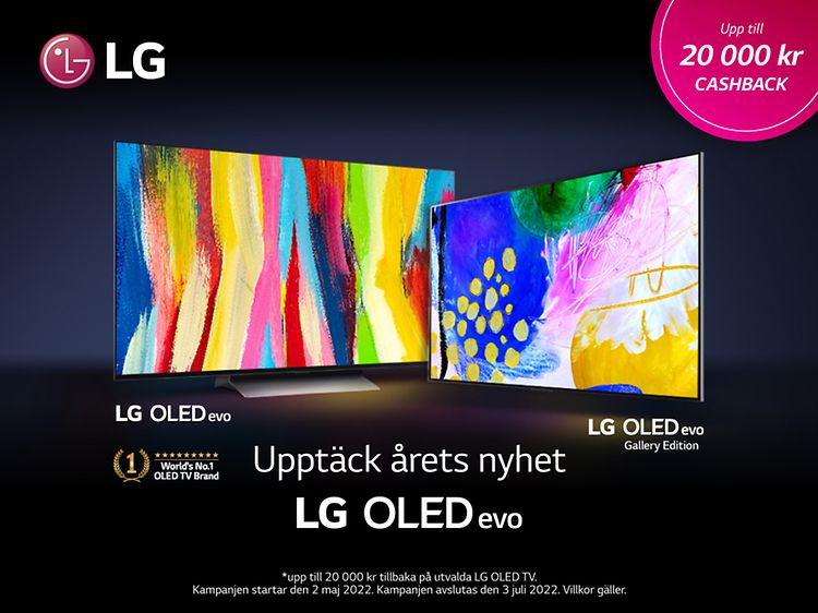 LG OLED Cashback Banner