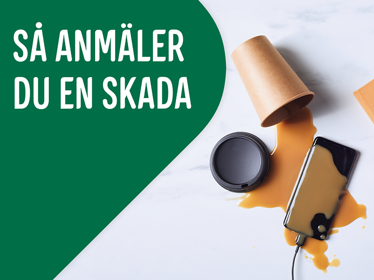 Mobilförsäkring: Så anmäler du en skada.