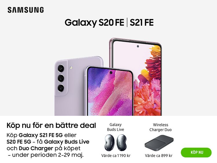 Samsung_SE_GalaxyS20-21FE_EcoBundle_Elkjop_Category_1920x320
