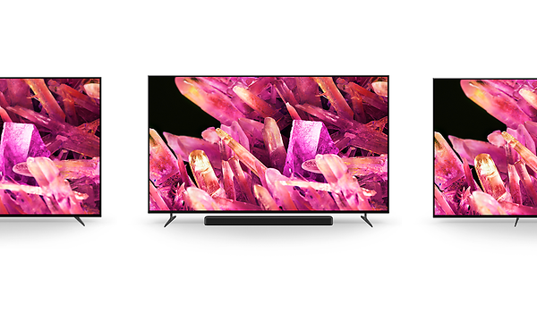 3 TV-skärmar bredvid varandra