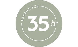 35 års garanti på ljusgrön Epoqs logotyp