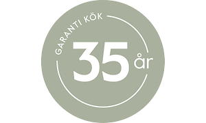 35 års garanti på ljusgrön Epoqs logotyp