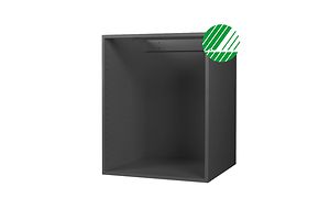 Product image of Epoq Cabinet in black and a swan label logo