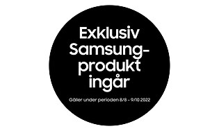 Exklusiv Samsung-produkt ingår