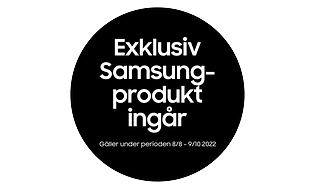 Exklusiv Samsung-produkt ingår