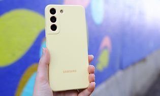 Samsung Galaxy - S22 S22+ Gult silikonfodral