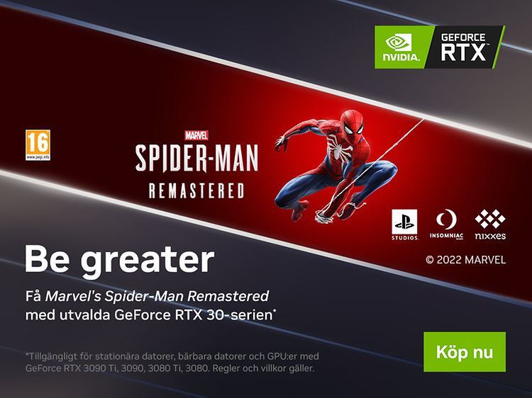 SE - NVIDIA - Spiderman Bundle - Banner - 1600x600