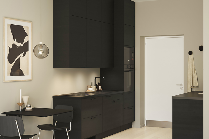Ett Epoq Edge Black Ash kök.