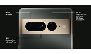 Kamerorna på en Google Pixel 7 Pro