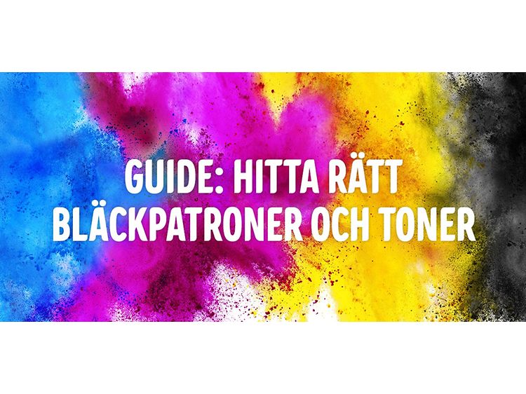 Guide: Hitta rätt bläckpatroner och toner banner