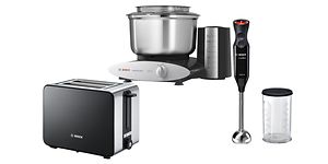 Bosch köksmaskiner - Bosch brödrostar, matberedare, blenders och mixers.