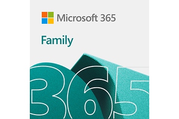 Microsoft 365 Family productivity suite programvara.