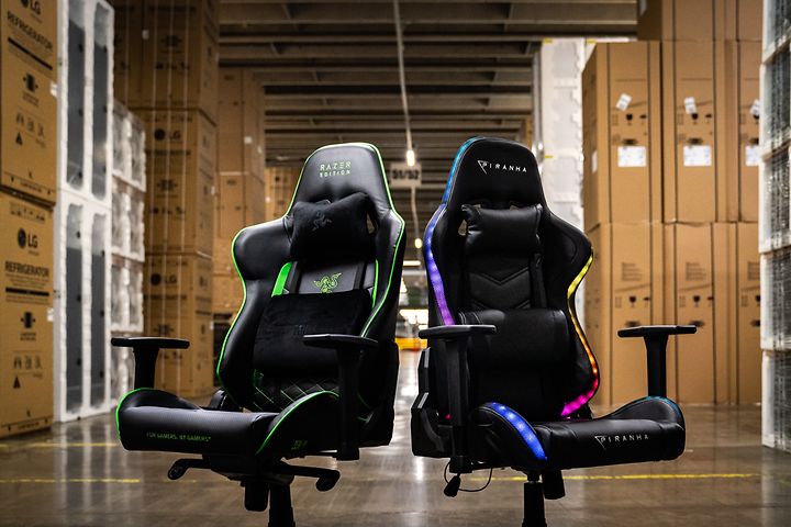 Two gaming chairs