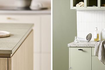 Epoq Edge Natural Oak and Trend Pistachio kitchens (teaser)