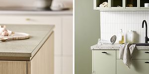 Epoq Edge Natural Oak and Trend Pistachio kitchens (teaser)