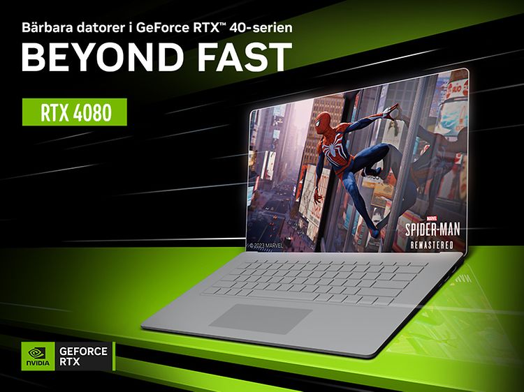 Nvidia GeForce RTX 40-serien bärbara datorer - mer än snabba!