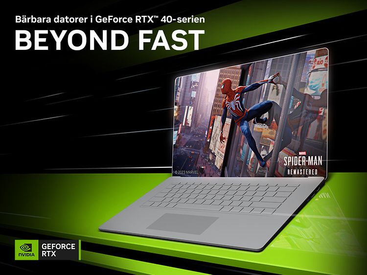 Nvidia GeForce RTX 40-serien bärbara datorer - Beyond fast