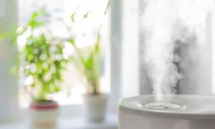 B2B - Indoor climate - Air humidifier in a living room