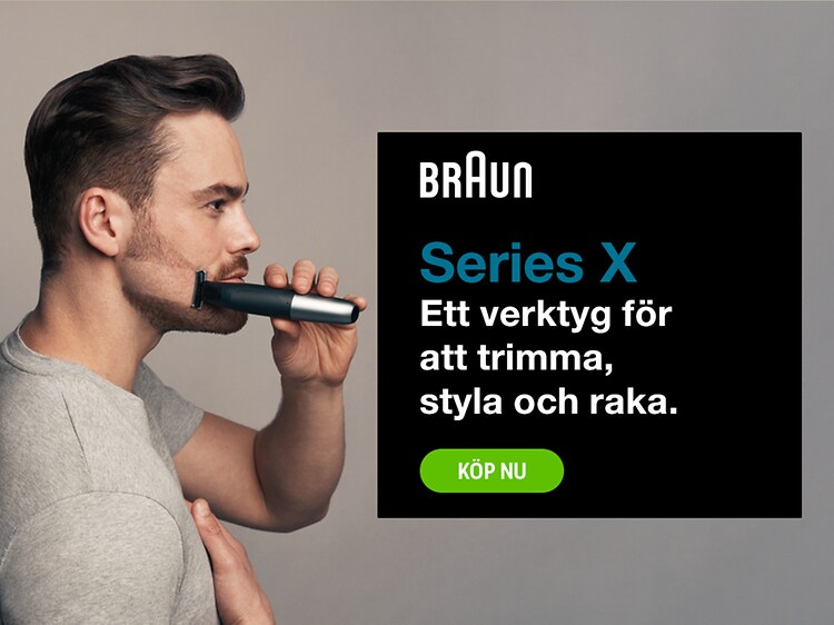 Braun Series X - ett verktyg för att trimma, styla och raka