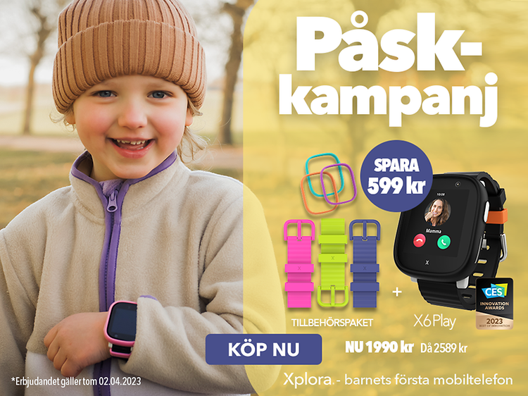 Xplora - Smartwatch - X6Play bundle - Easter Campaign Banner