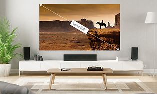 TV with inch illustration
