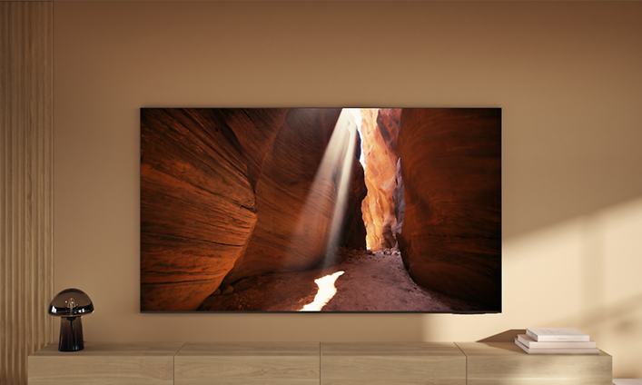 Samsung Neo QLED 8K TV i ett vardagsrum