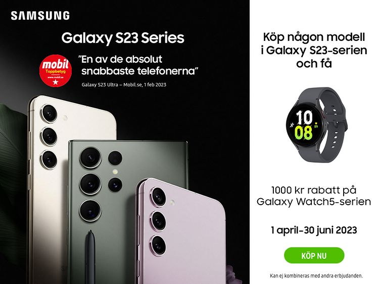 Samsung - Smartphones - Samsung Galaxy S23 banner