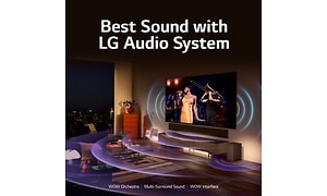 LG OLED TV and LG Soundbar