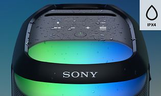 Sony SRS-XV800 har en IPX4-vattentålig klassificering