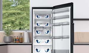 Samsung RR39C7BC6WW-EF kylskåp utrustad med All-around Cooling