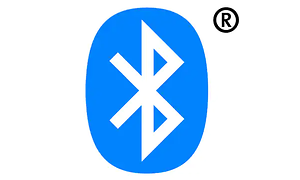 Philips Hue, Bluetooth symbol i vitt och blått.