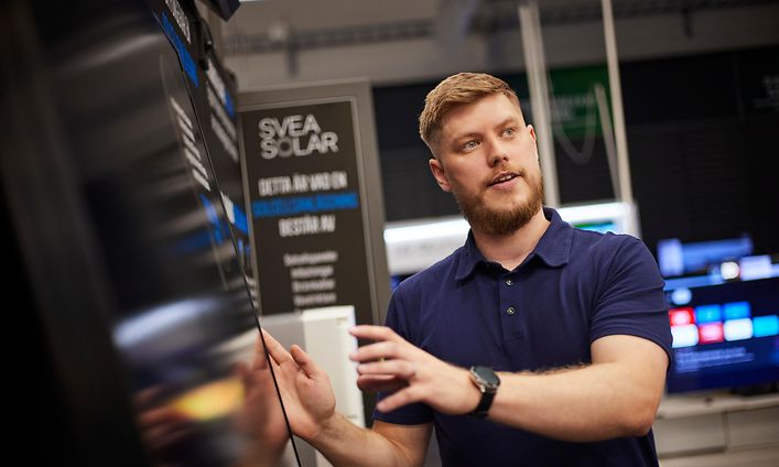 Elgiganten solcellsrådgivare