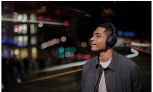 Sony trådlösa around-ear hörlurar WH-1000XM4 (svart) - Elgiganten