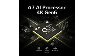 LG - TV - a7 AI processor