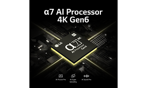 LG - TV - a7 AI processor