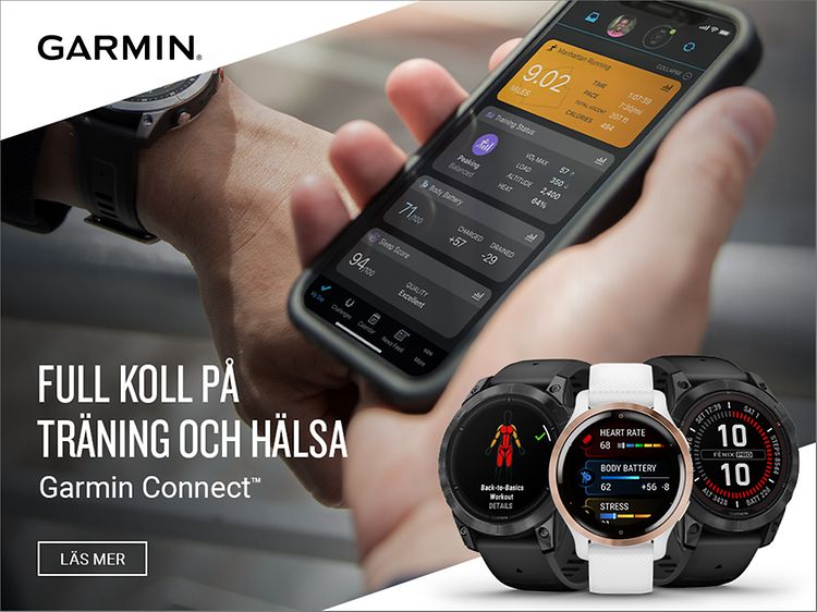 Full koll på träning och hälsa med Garmin Connect™