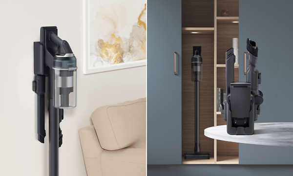 Samsung Jet 85 in the flexible charging station