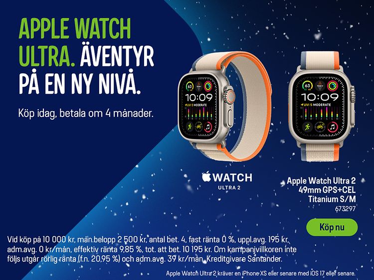 Apple Watch Ultra - äventyr på en ny nivå