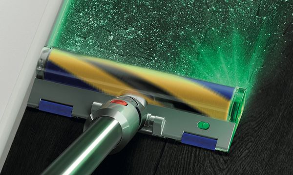 Dyson dammsugares fluffiga optikupplysta rengöringshuvud