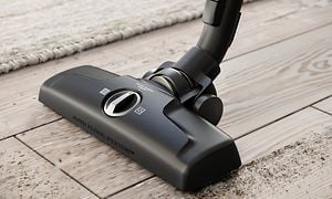 The Dust Magnet Silent nozzle for Electrolux Clean 600 Bagged vacuum cleaner on wooden floor