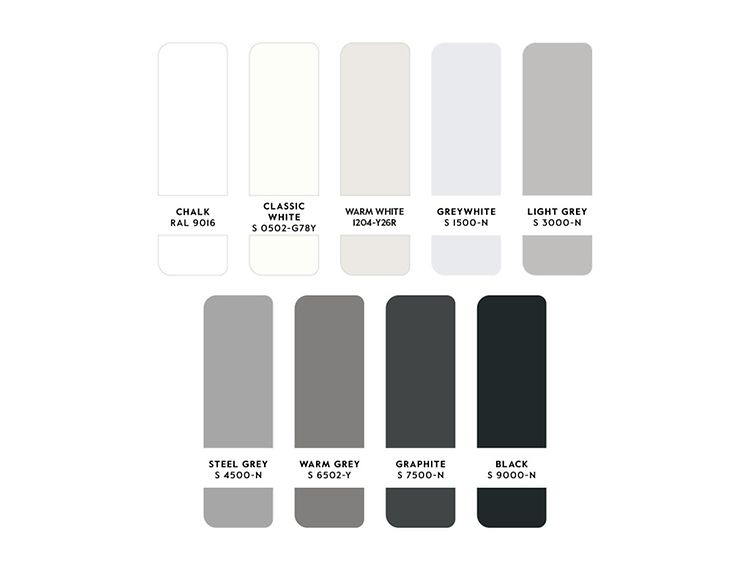 Epoq colour chart - collection - Epoq colours