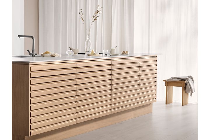 Wooden Epoq Lamella Natural Oak kitchen
