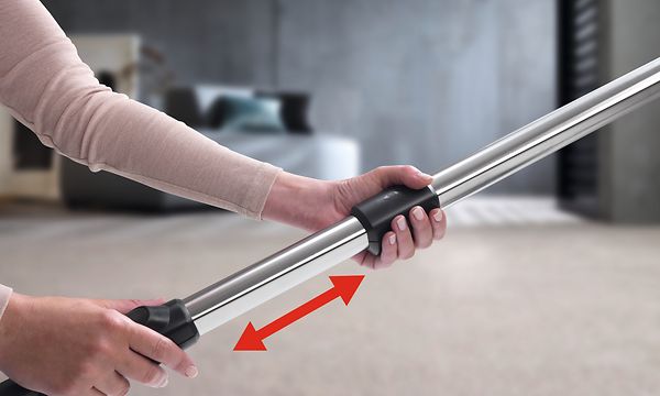 Miele vacuum cleaner with a telescopic tube