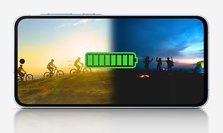 Samsung Galaxy A55 – Förstärk din dag med 2-dagarsbatteriet