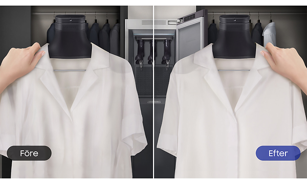 Wrinkle Care med Samsung AirDresser