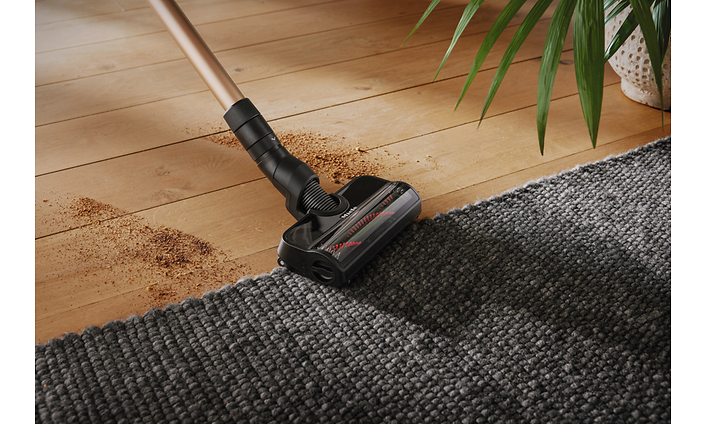 Miele Duoflex HX1 734046 skaftdammsugare med fokus på MultiFloor ElectroBrush