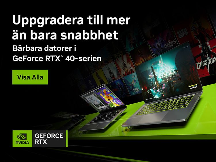 Nvidia RTX 40 Series Laptops banner