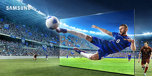 Samsung big screen TVs for greater sports viewing experiences