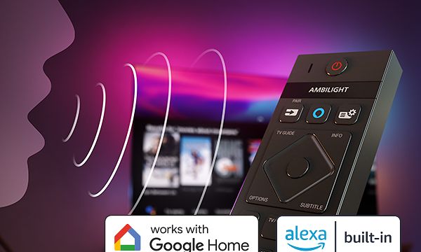 Philips TV - Voice Assistant - Alexa built-in and works with Google Assistant